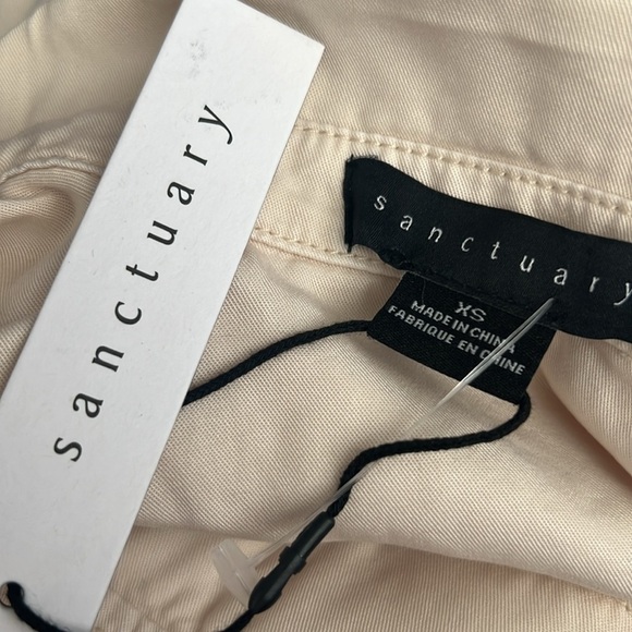 Anthropology Sanctuary rebel long sleeve utility jumpsuit toasted almond XS NWT - Picture 11 of 13